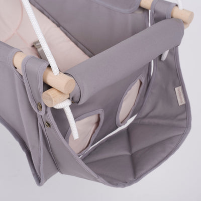 Lábtartó babahintához - Szürke